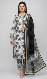 Binsaeed Premium Lawn 3-Piece