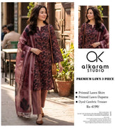 Alkaram Studio Premium Printed Lawn 3-Piece
