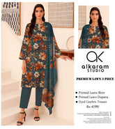 Alkaram Studio Premium Printed Lawn 3-Piece