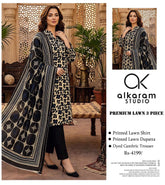 Alkaram Studio Premium Printed Lawn 3-Piece