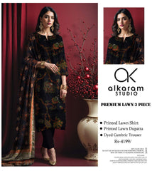 Alkaram Studio Premium Printed Lawn 3-Piece