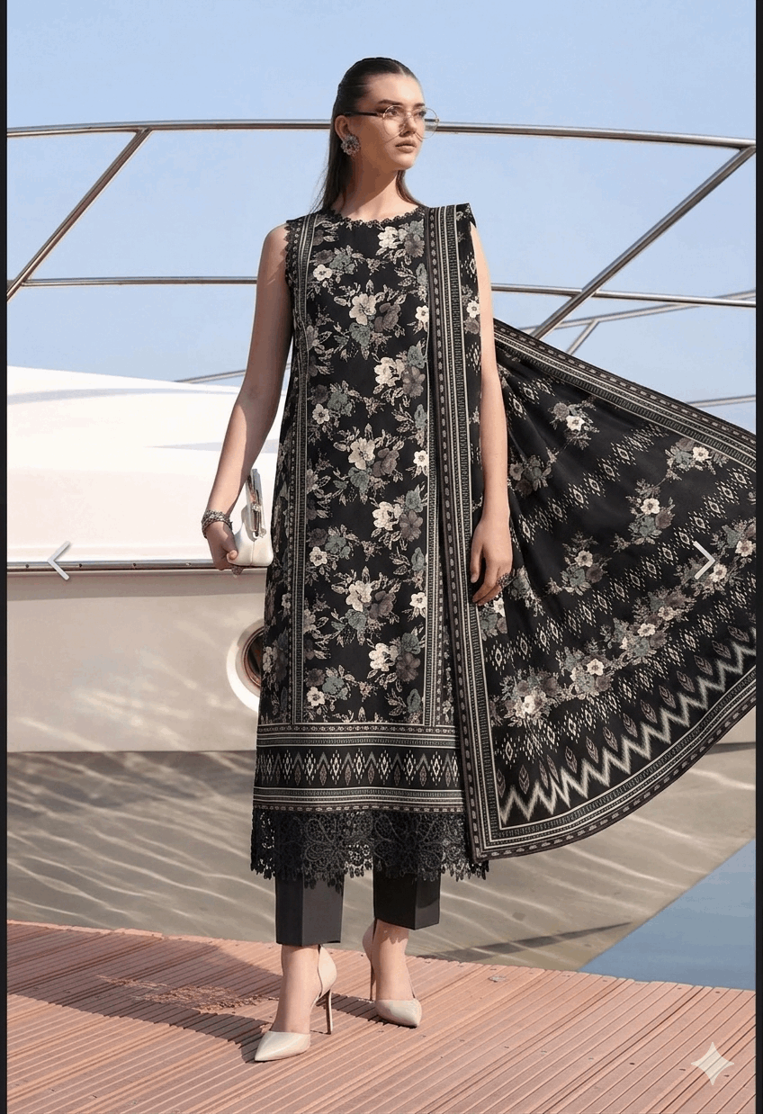 Gulahmed Premium Printed Lawn 3-Piece