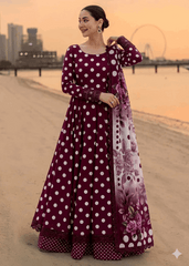 ZEYORAH Polka Dot Lawn 3-Piece