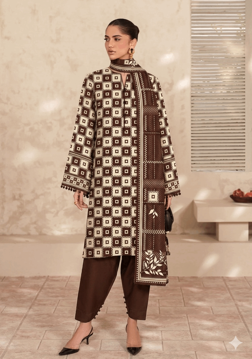 Alkaram Studio Premium Printed Lawn 3-Piece