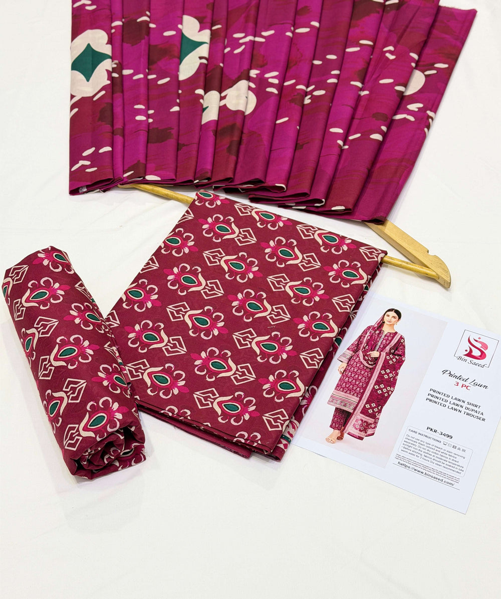 Binsaeed Premium Lawn 3-Piece