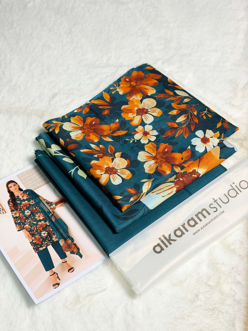 Alkaram Studio Premium Printed Lawn 3-Piece
