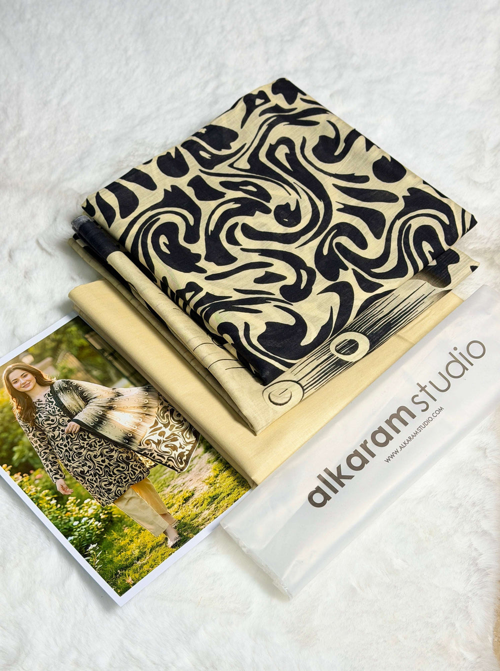 Alkaram Studio Premium Printed Lawn 3-Piece