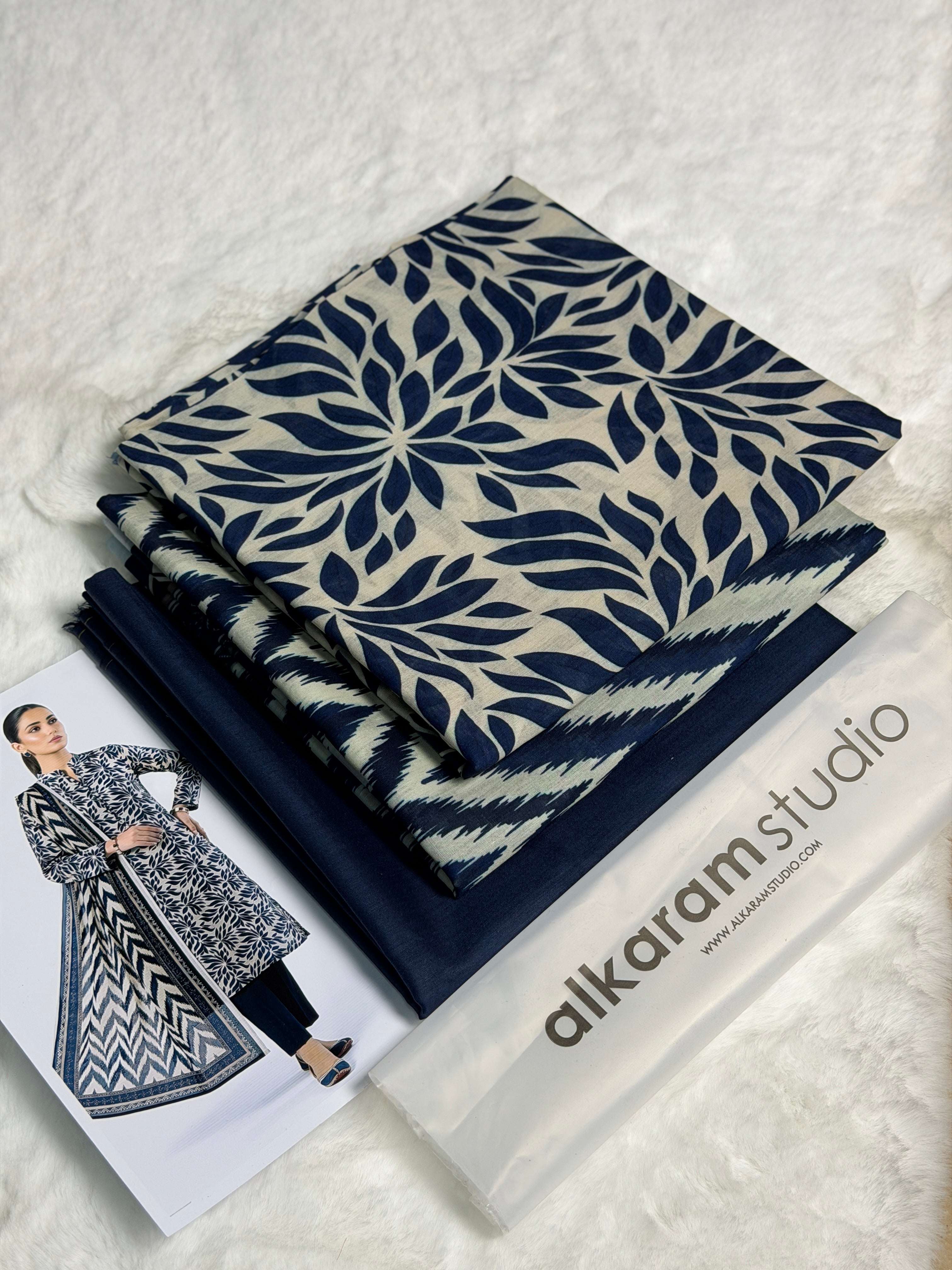 Alkaram Studio Premium Printed Lawn 3-Piece