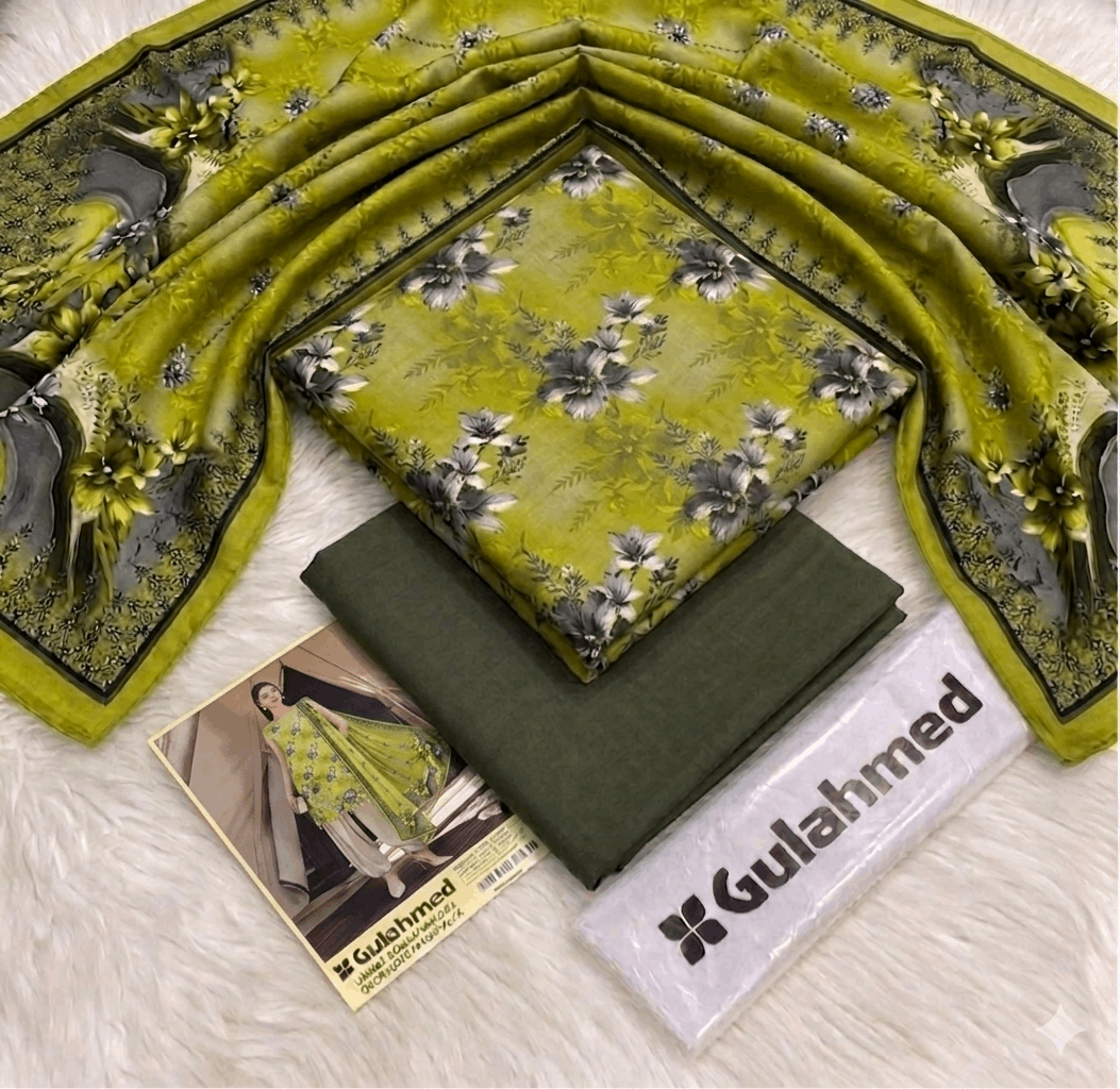 Gulahmed Premium Printed Lawn 3-Piece