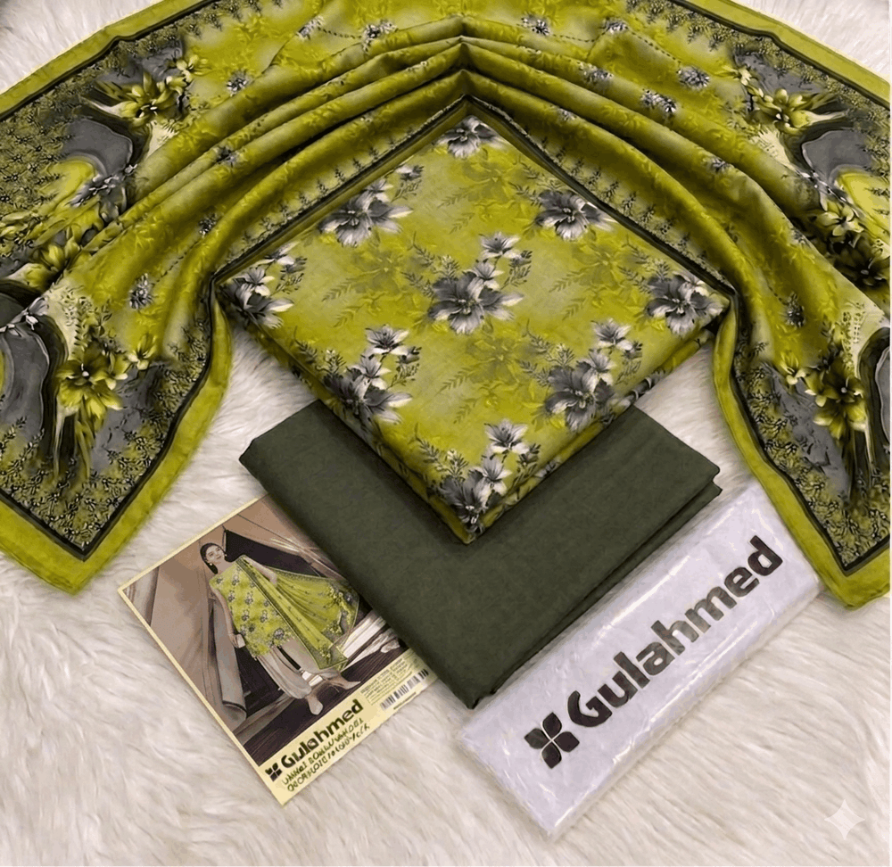 Gulahmed Premium Printed Lawn 3-Piece
