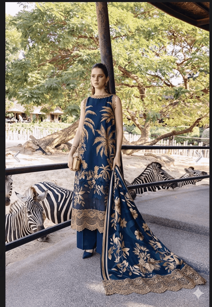 Gulahmed Premium Printed Lawn 3-Piece