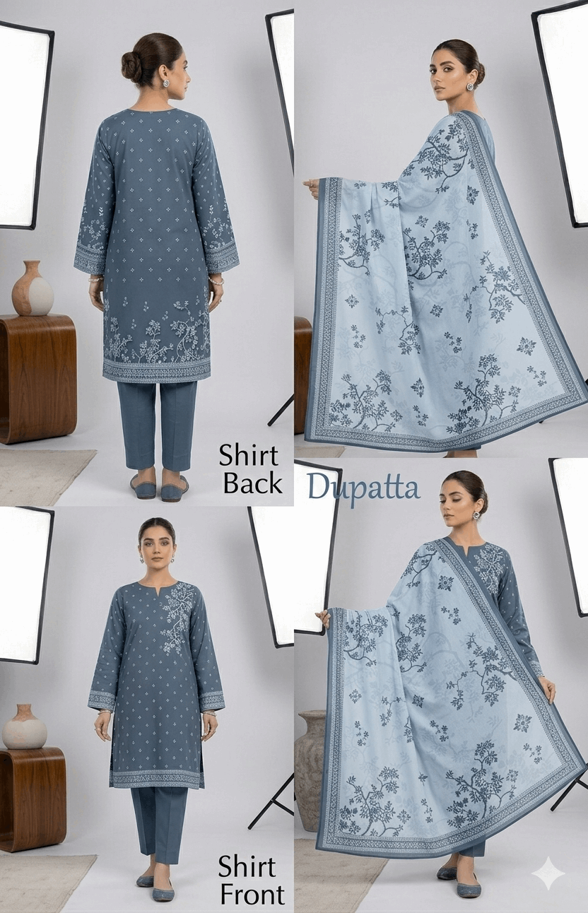 Khaadi Premium Printed Lawn 3-Piece