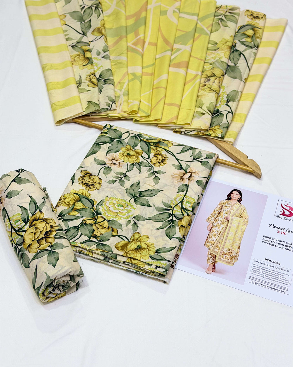 Binsaeed Premium Lawn 3-Piece
