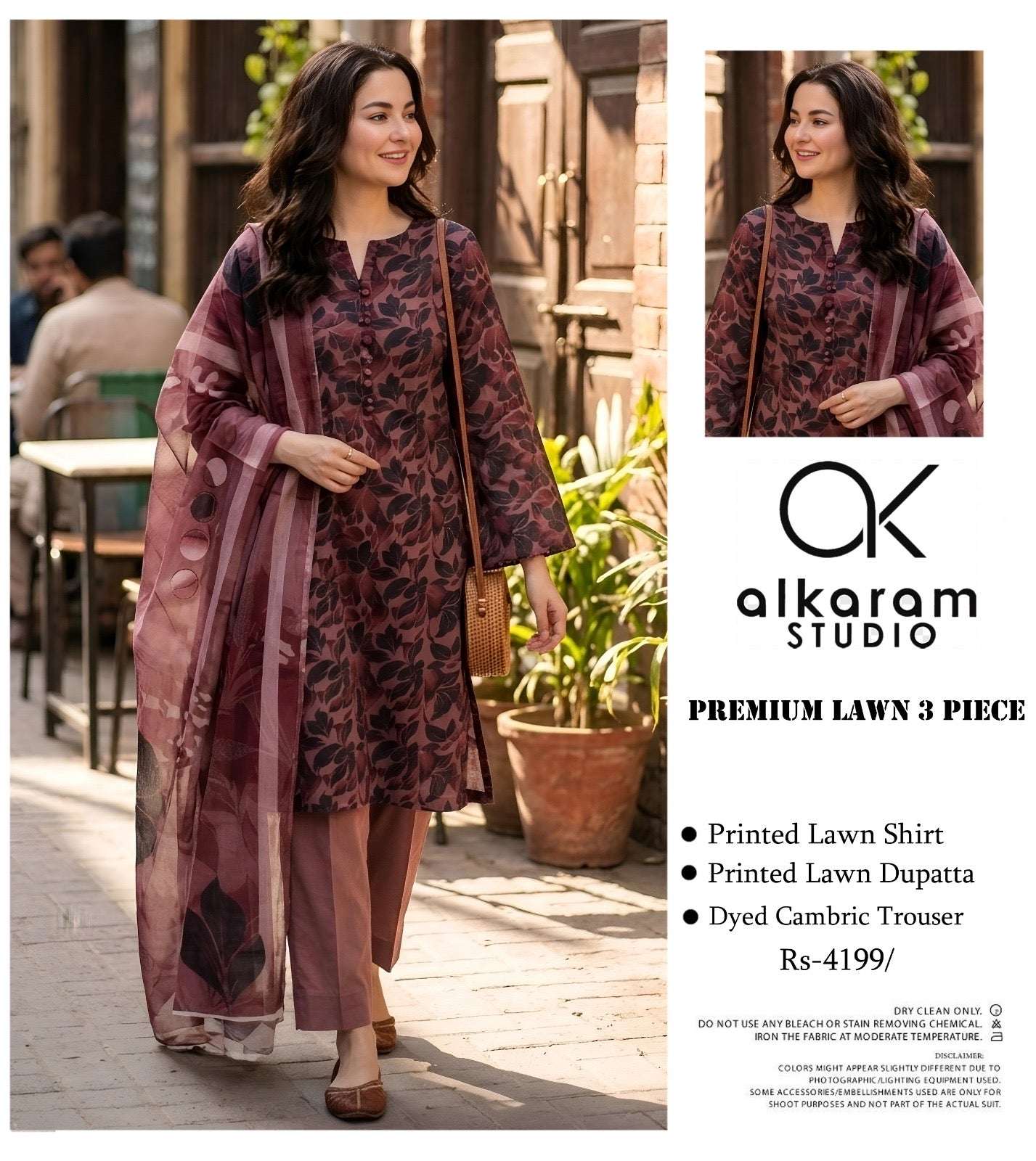Alkaram Studio Premium Printed Lawn 3-Piece