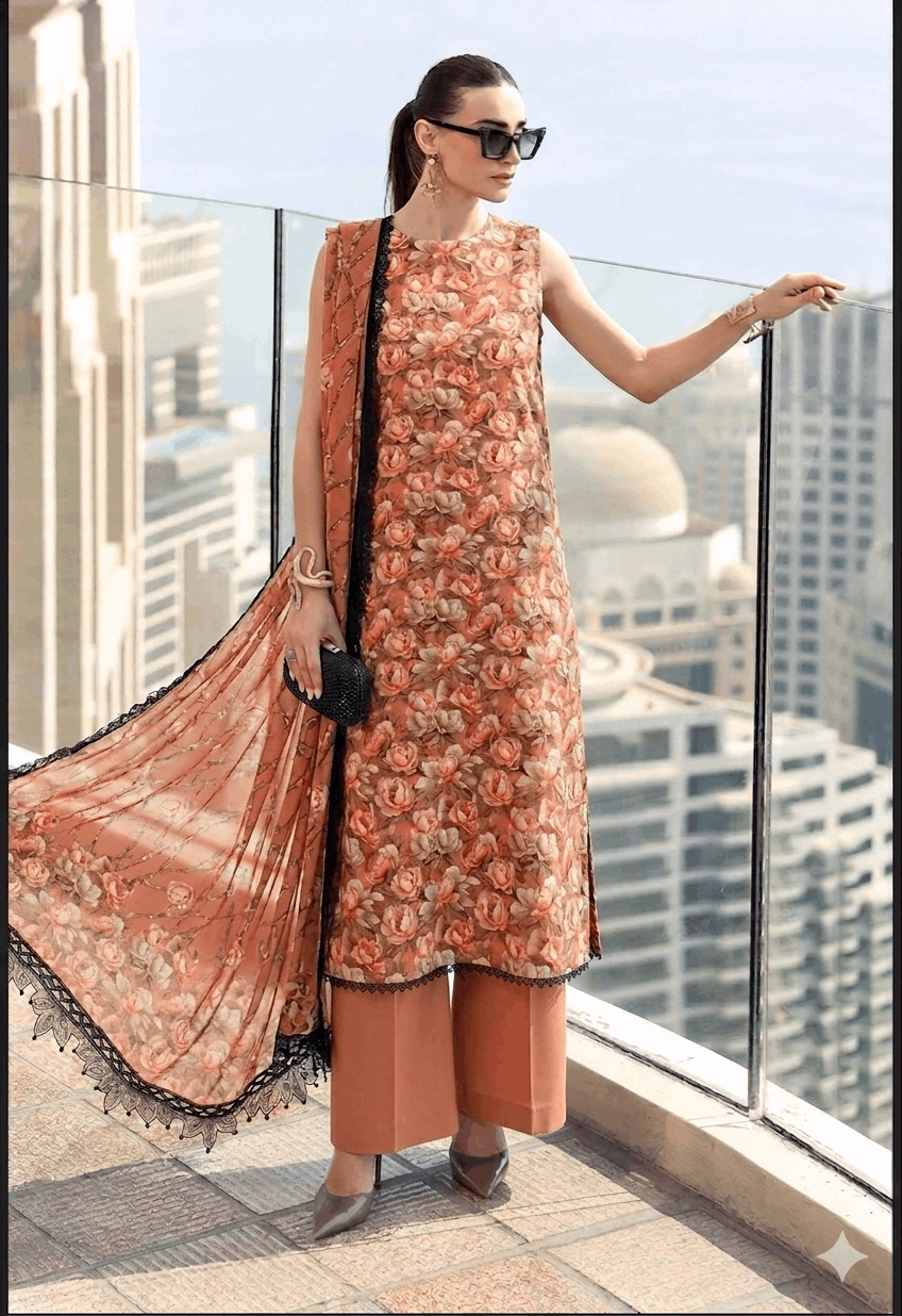 Gulahmed Premium Printed Lawn 3-Piece