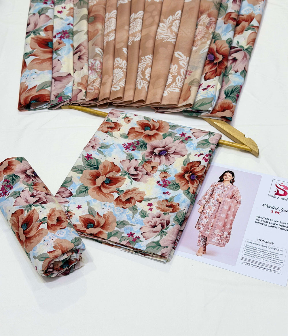 Binsaeed Premium Lawn 3-Piece