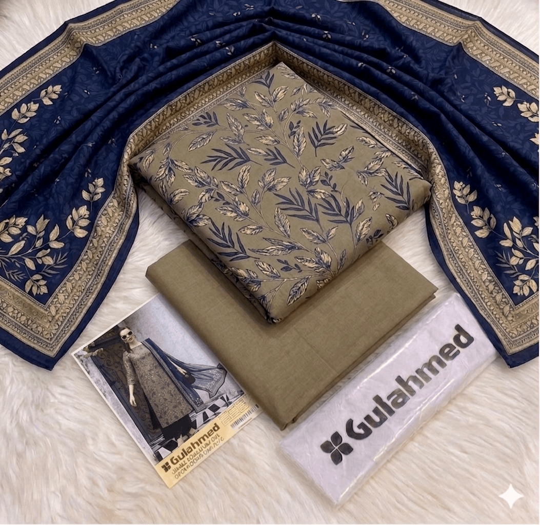 Gulahmed Premium Printed Lawn 3-Piece