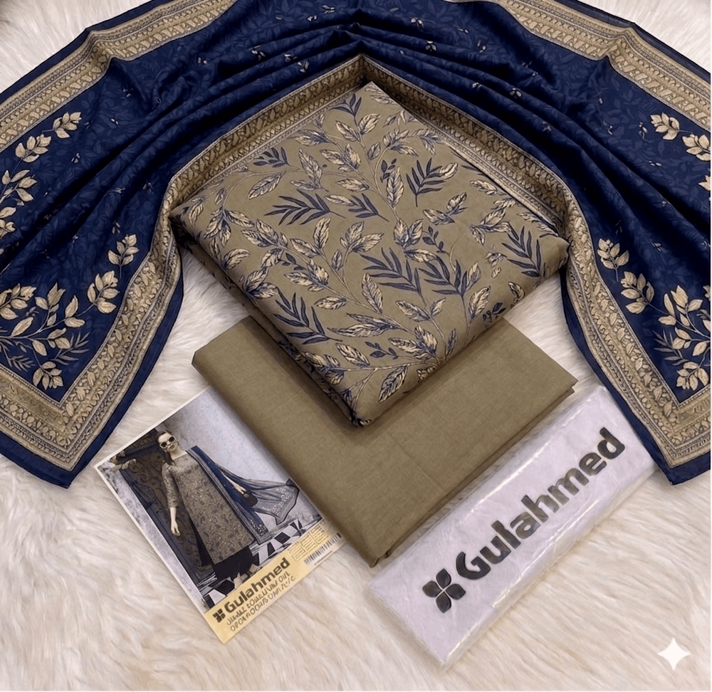 Gulahmed Premium Printed Lawn 3-Piece