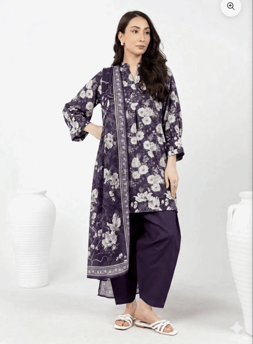 Alkaram Studio Premium Printed Lawn 3-Piece