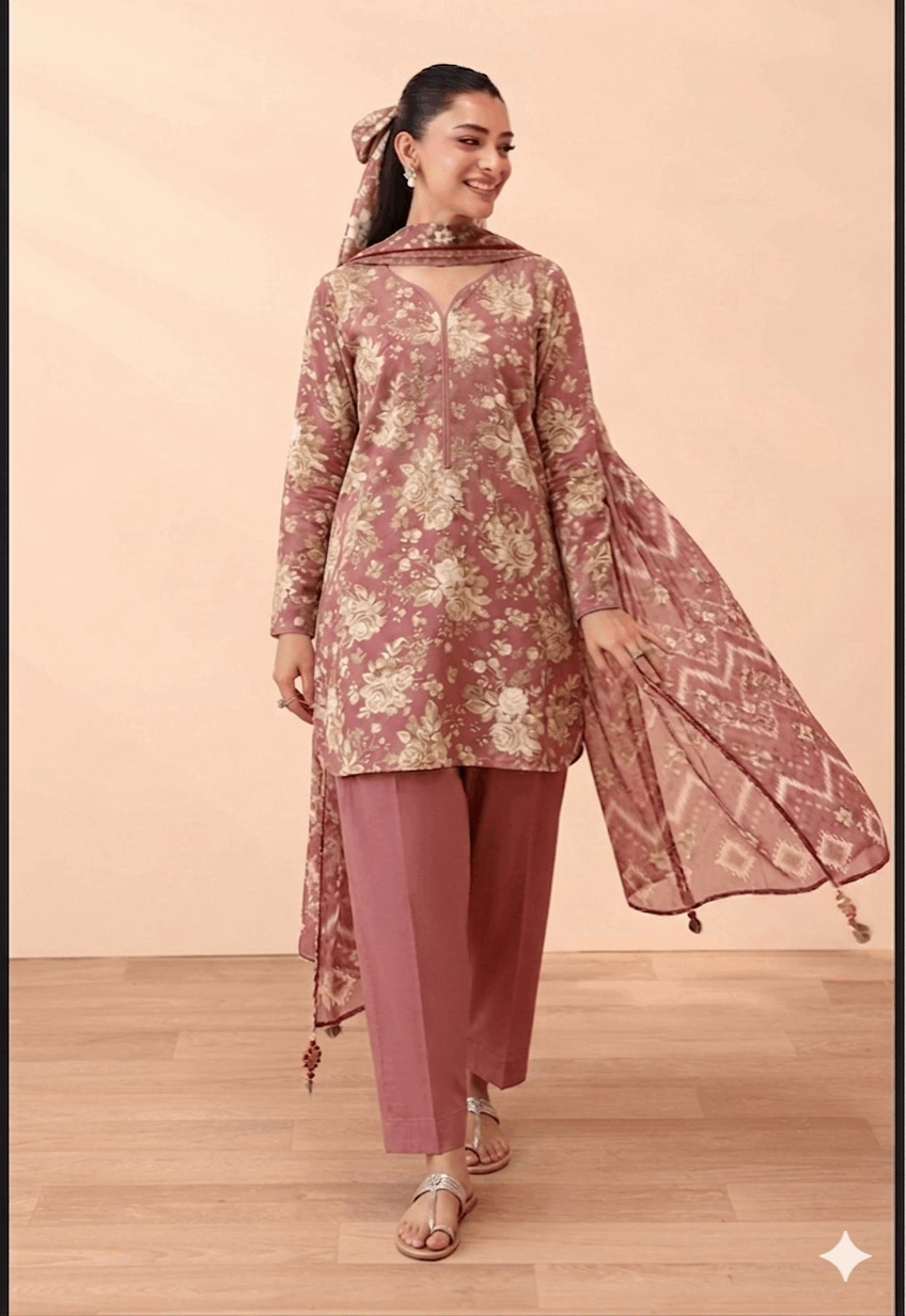 Gulahmed Premium Printed Lawn 3-Piece