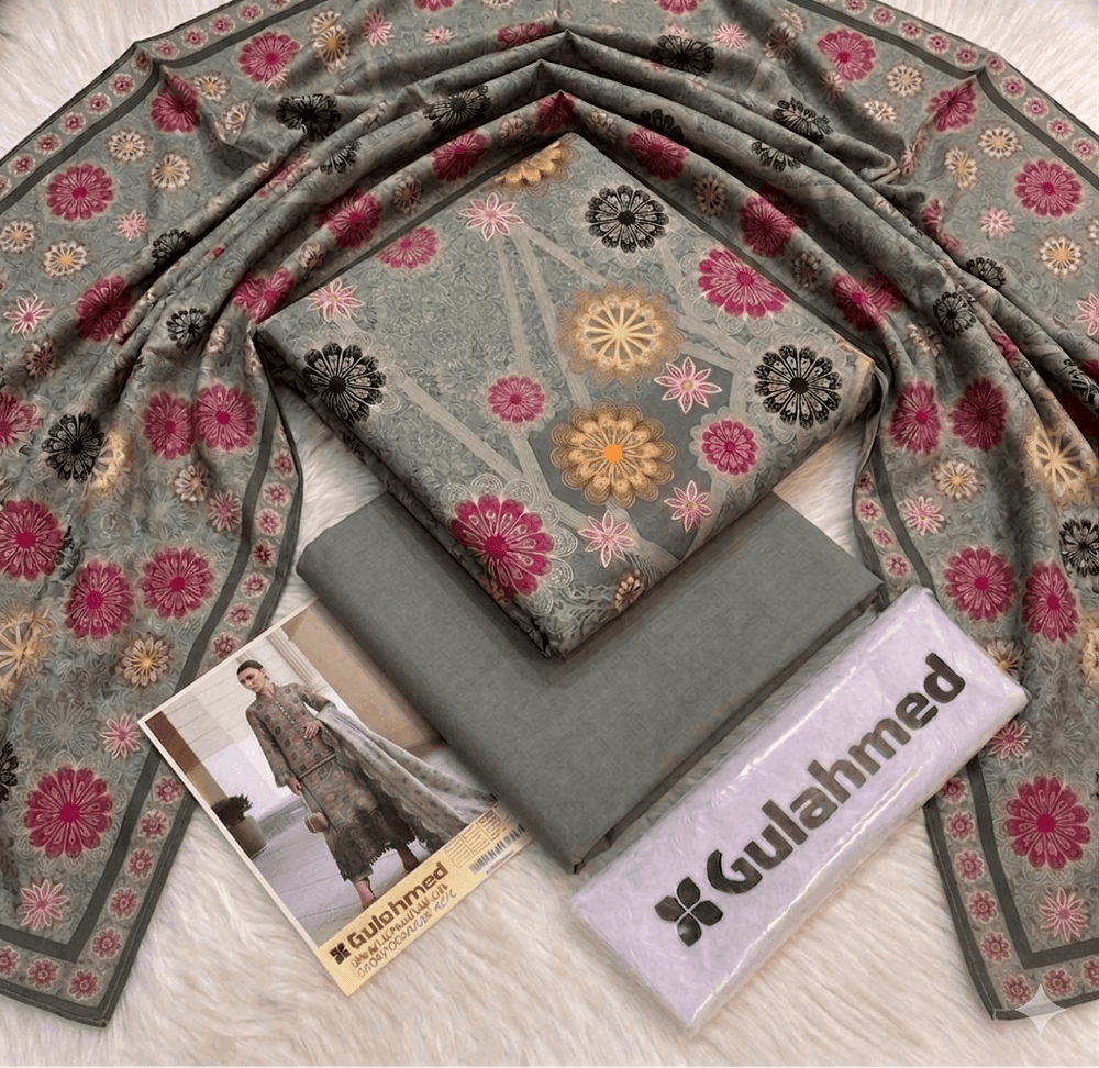 Gulahmed Premium Printed Lawn 3-Piece