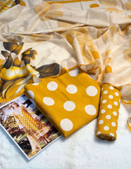 ZEYORAH Polka Dot Lawn 3-Piece