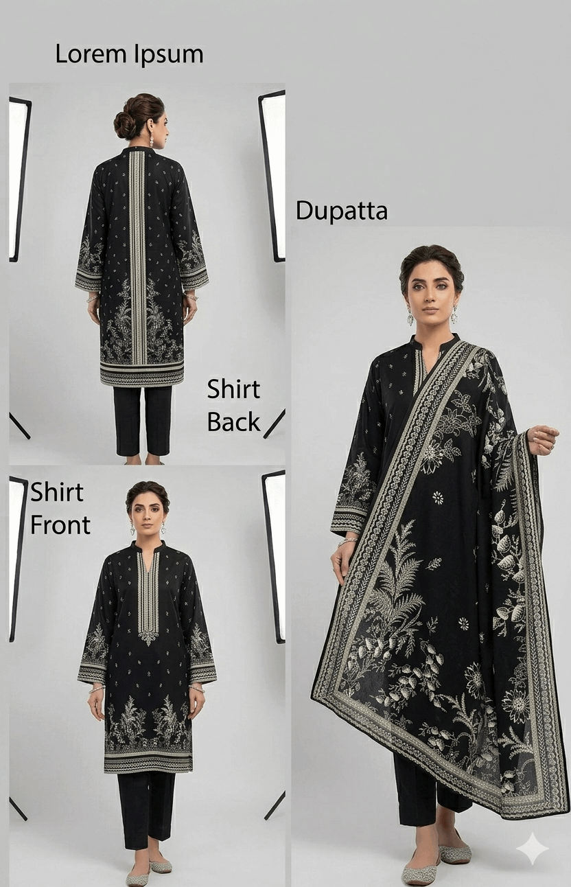 Khaadi Premium Printed Lawn 3-Piece