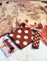 ZEYORAH
 Polka Dot Lawn 3-Piece