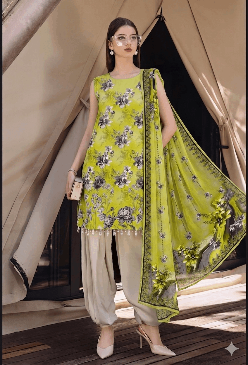 Gulahmed Premium Printed Lawn 3-Piece