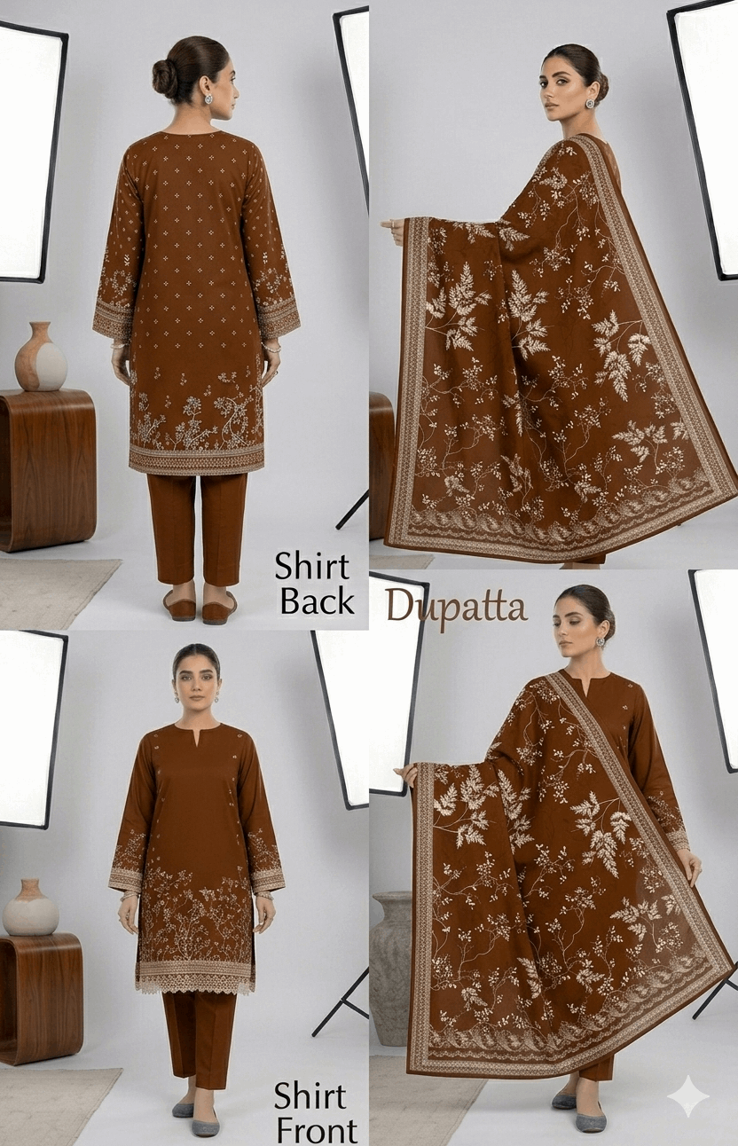 Khaadi Premium Printed Lawn 3-Piece