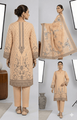 Khaadi Premium Printed Lawn 3-Piece