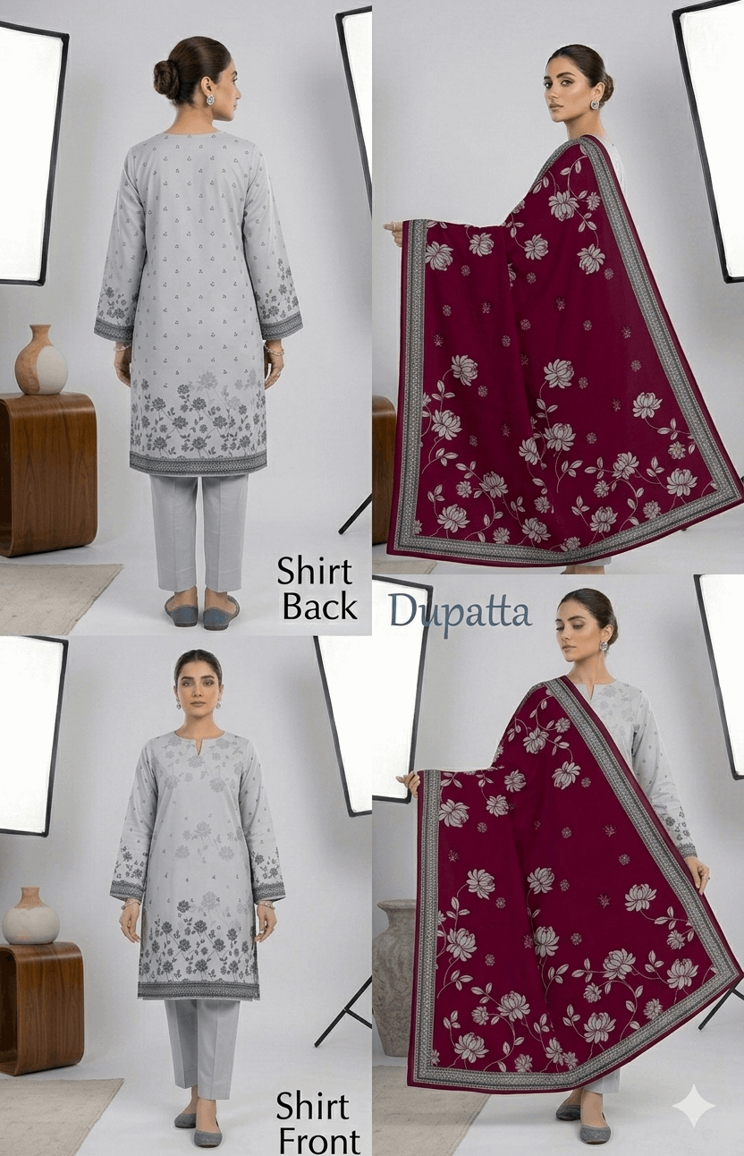Khaadi Premium Printed Lawn 3-Piece