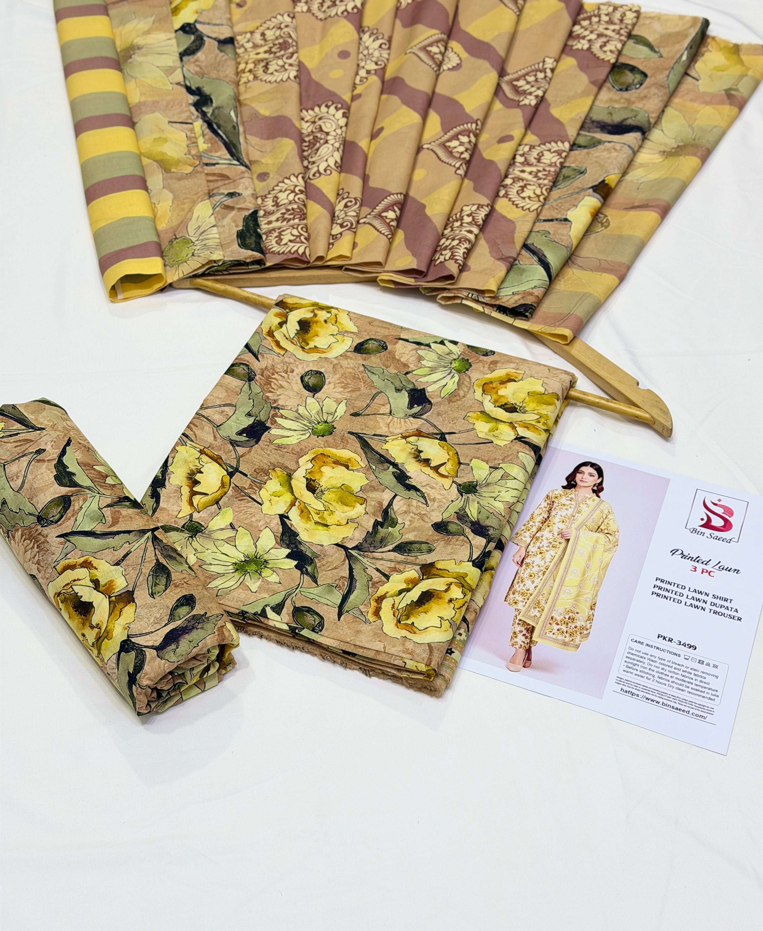 Binsaeed Premium Lawn 3-Piece