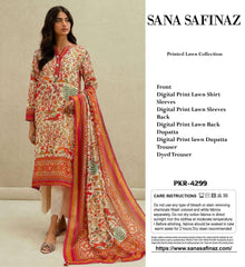 Sanasafinaz Lawn 3PC