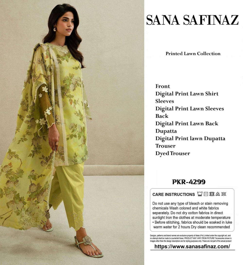 Sanasafinaz Lawn 3PC