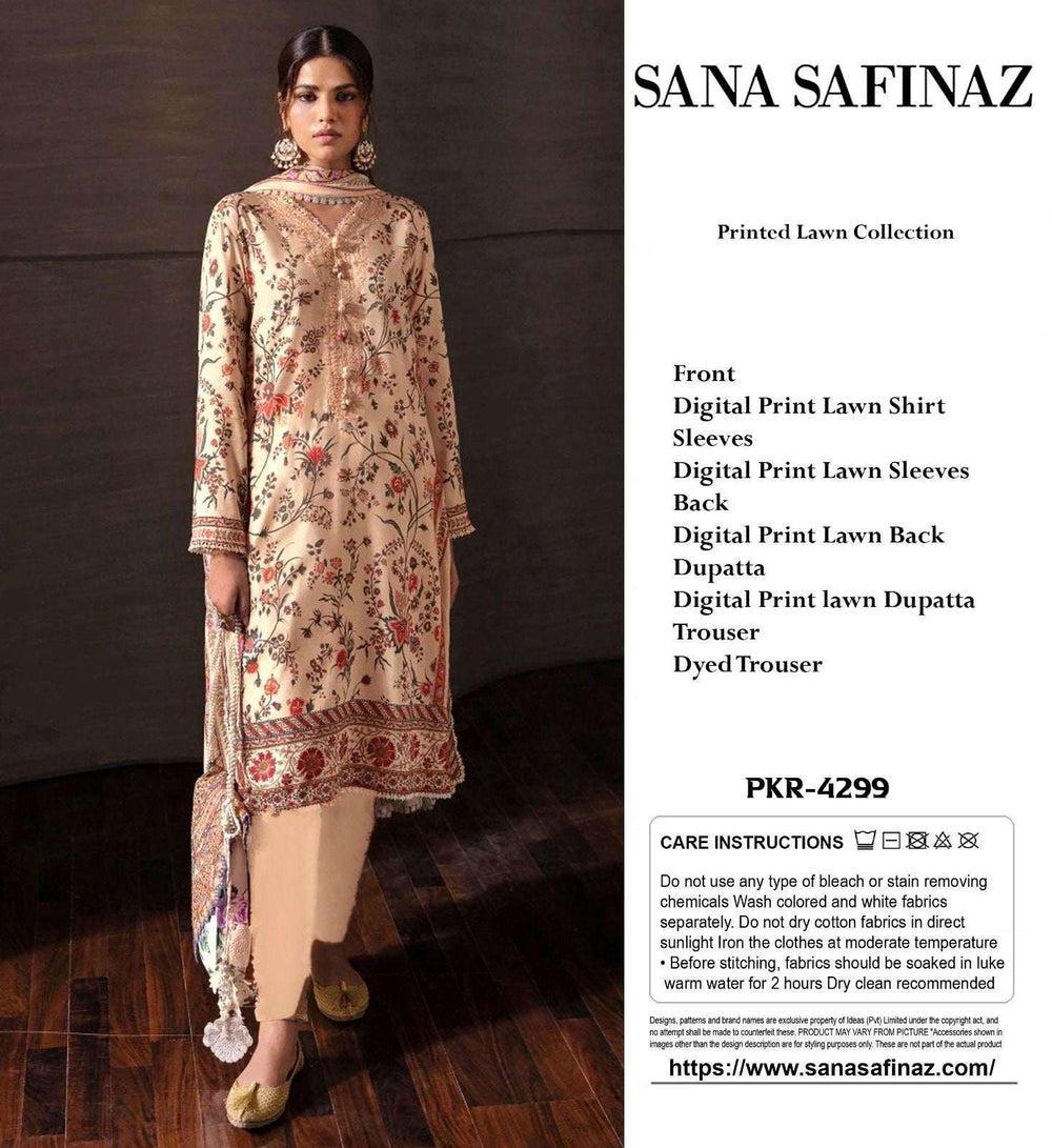Sanasafinaz Premium Lawn 3-Piece