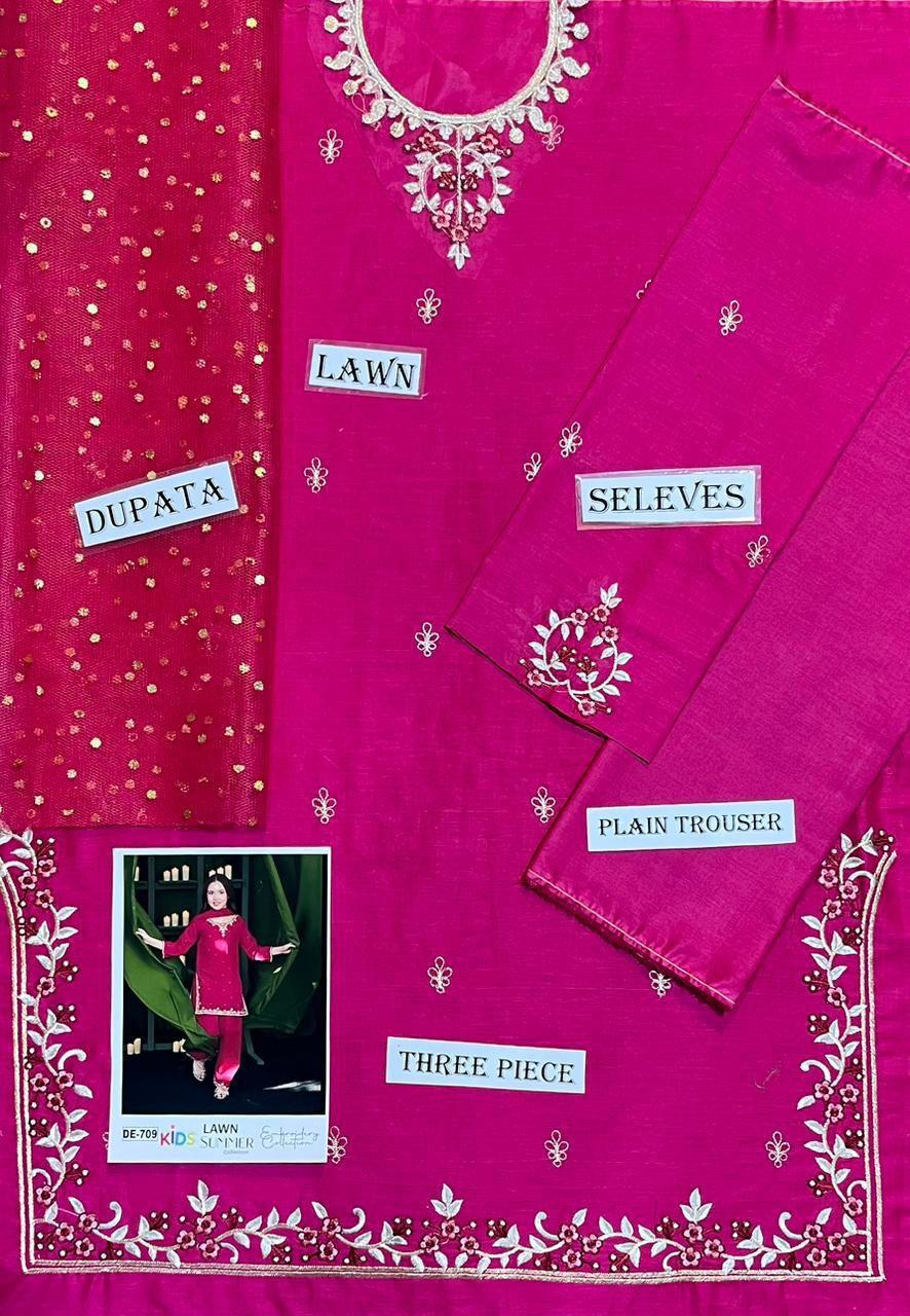 Kids Luxury Lawn 3PC